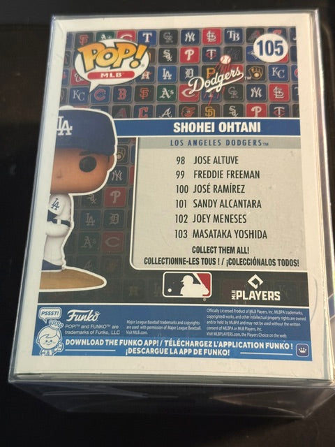 SHOHEI OHTANI FUNKO POP #105 W/PROTECTOR