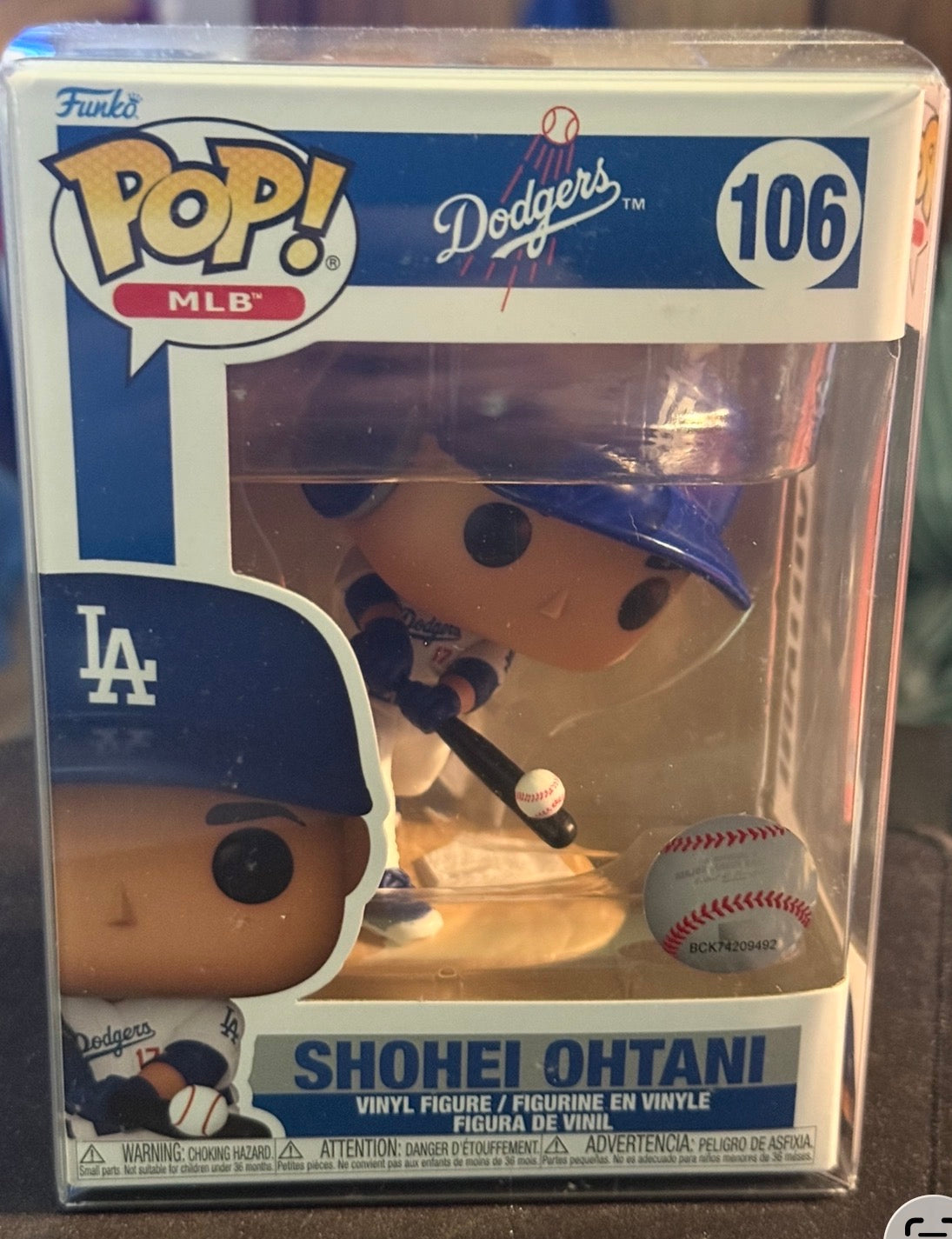 SHOHEI OHTANI FUNKO POP #106 WITH PROTECTOR
